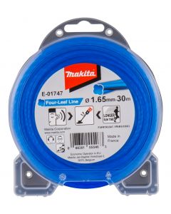 Makita E-01747 Hilo de corte 1,65x30 metros azul