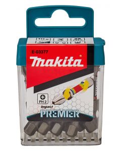 Makita E-03377 Punta de tornillo de impacto PH2x50mm (10 piezas)
