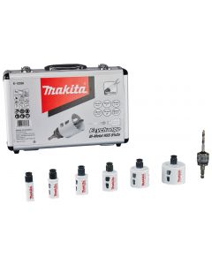 Makita E-12326 Juego de sierras de corona 7 piezas cambio rápido 20-65mm