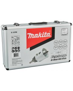 Makita E-15796 Juego de sierras de corona 8 piezas madera/metal