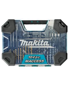 Makita E-22604 Juego de brocas/atornilladores 104 piezas