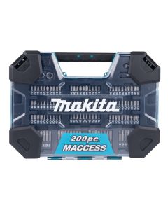Makita E-22610 Juego de brocas/atornilladores de 200 piezas