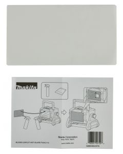 Makita GM00002376 Lámpara de construcción con película antideslumbrante