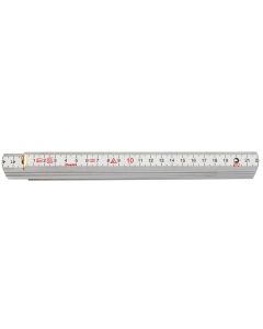 SOLA regla plegable madera HB2/10W blanco