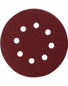 Makita P-43555 Disco lijador 125mm K80 Rojo Velcro