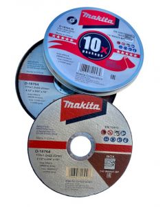Makita D-18764-10 Disco de corte acero inoxidable / INOX (10 piezas)