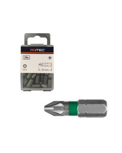 Punta de tornillo Rotec PZ3 x 25 Caja 