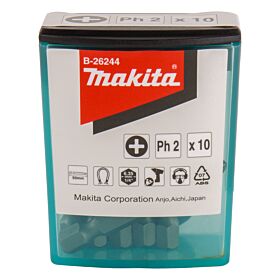 Makita B-26244 Punta de tornillo PH2X50mm 10 piezas