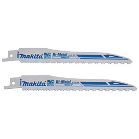 2 Makita B-05044- Hoja de sierra recíproca 132 H&M SA345XF