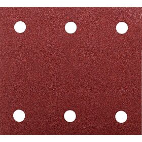 Makita P-33087 Hoja de lija 114x102 K40 Rojo Velcro