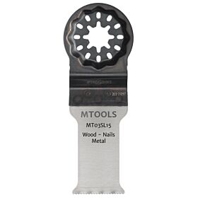 Mtools Multitool hoja de sierra de inmersión Bi-metal 19tpi 28x55mm. Starlock MT03SL15