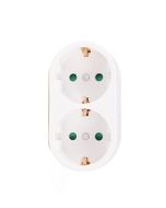 005184 Enchufe duo reductor + RA (vertical)