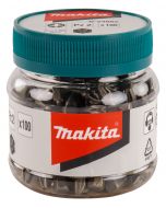 Makita B-24882 Punta de tornillo PZ2x25mm en bote 100 piezas