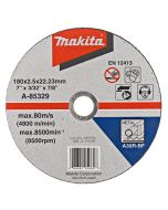 Makita A-85329 Disco de corte 180x22,23x2,5mm acero