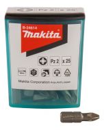 Makita B-24614 Punta de tornillo PZ2x25mm 25 piezas