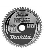 Makita B-40294 Hoja de sierra circular Aluminio