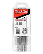 Makita B-59075 P4S: Juego de 3 brocas Sds-Plus