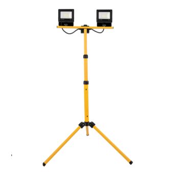 012544 Faro de trabajo LED 2 x 20W + soporte telescópico 1,5 mtr