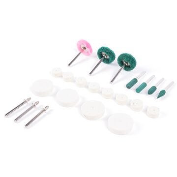 013333 Juego de accesorios para amoladora múltiple 23 piezas para pulir