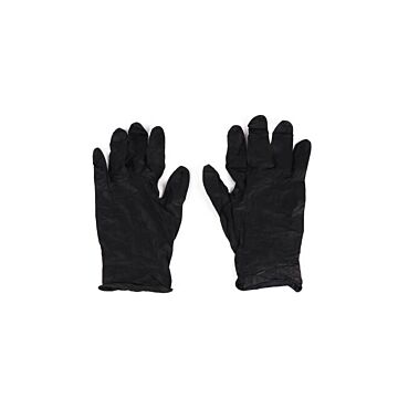 013915 Guante de trabajo nitrilo negro talla M