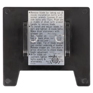 Makita 155270-7 Plantilla de ajuste del formón 110mm