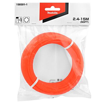 2Makita 198501-1 Alambre de corte ,4mm x 15m 'whisper'