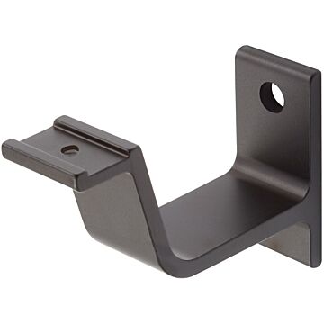 Hermeta LEUNINGH. MONTURA PLANA, PERFIL, POSTE M8, NEGRO MATE (3551-18E)