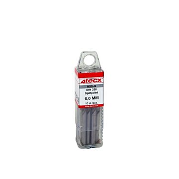 Broca 4tecx HSS-g rectificada DIN 338 punta hendida 3,1mm