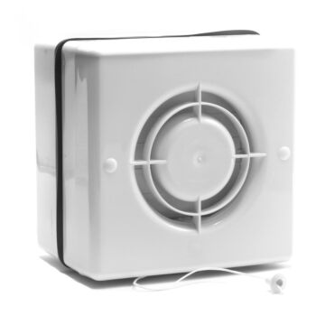 Nedco BV Ventilador de ventana KR 100 AP ABS, plástico blanco