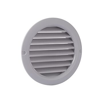 Nedco BV Rejilla de aletas circulares ø 100mm PS, plástico gris