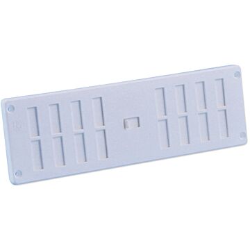 Nedco BV Rejilla de ventilación con cierre 250x80mm PS, plástico blanco