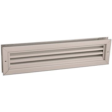 Nedco BV Rejilla de ventilación para puertas 470x121mm aluminio anodizado