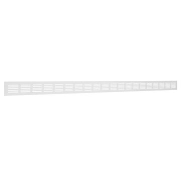 Nedco BV Rejilla para zócalo 1000x60mm blanco