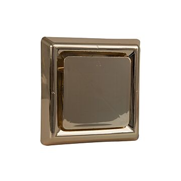 Nedco BV Válvula de escape cuadrada con abrazaderas ø 125mm PP, plástico latón