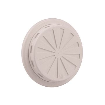 Nedco BV Rejilla de ventilación ajustable ø 100-150mm PP, plástico blanco