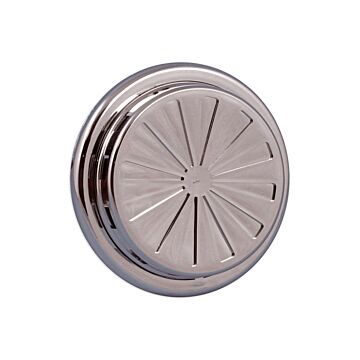 Nedco BV Rejilla de ventilación regulable ø 100-150mm PP, plástico cromado