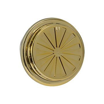 Nedco BV Rejilla de ventilación ajustable ø 100-150mm PP, plástico latón