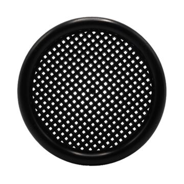 Nedco BV Rejilla de ventilación ø 56mm con collar PS, plástico negro