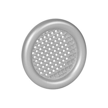 Nedco BV Rejilla de ventilación ø 56mm con collar PS, plástico aluminio