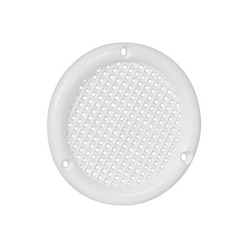 Nedco BV Rejilla de ventilación ø 45mm plana PS, plástico blanco