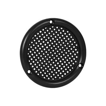 Nedco BV Rejilla de ventilación ø 45mm plana PS, plástico negro