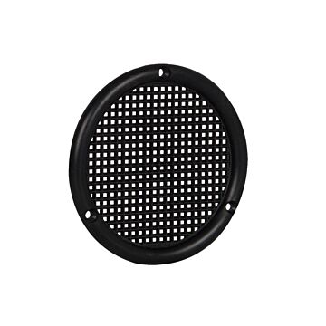 Nedco BV Rejilla de ventilación ø 56mm plana PS, plástico negro