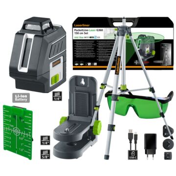 Laserliner PocketLine-Laser G360 Set 150 cm