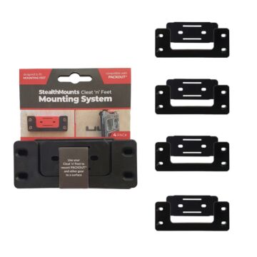 Soportes de montaje universales StealthMounts Cleat 'n' Feet (4 uds.)