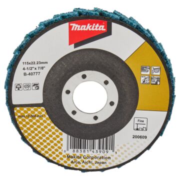 Makita B-40777 Disco acondicionador de láminas 115 mm fino
