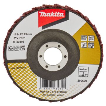 Makita B-40808 Disco acondicionador de láminas 125 mm medio