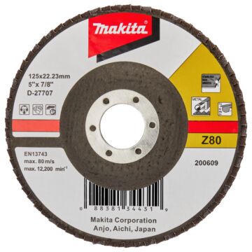 Makita D-27707 Disco de láminas 125mm Z80