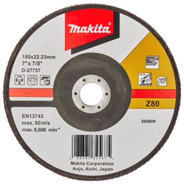 Makita D-27757 Disco de láminas 180mm Z80