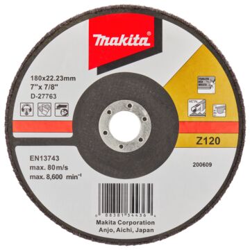 Makita D-27763 Disco de láminas 180mm Z120