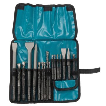 Makita D-53609 Juego de brocas y cinceles de 17 piezas